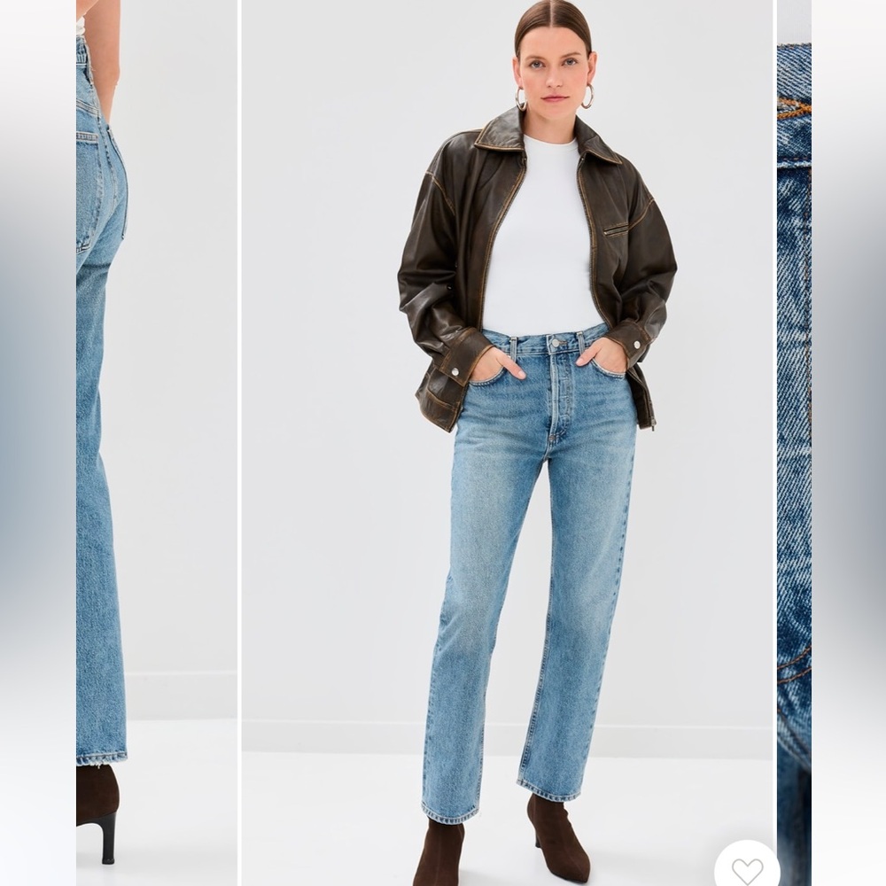 Agolde 90s Pinch Waist High Rise Straight Jean - Picture 3 of 9